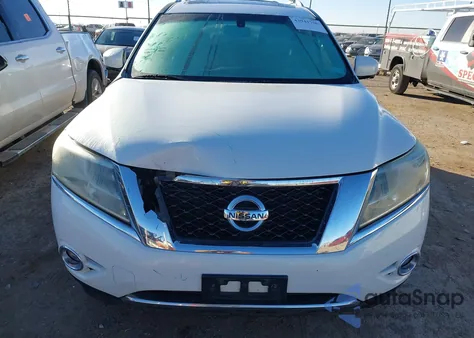 2013 Nissan Pathfinder Platinum from USA, damaged, VIN 5N1AR2MM0DC687807